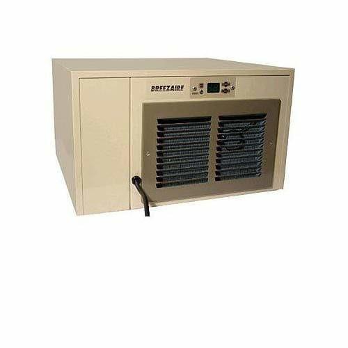 Tan, Metal Encased Cooling System For A Wine Cellar Breezaire WKCE 2200