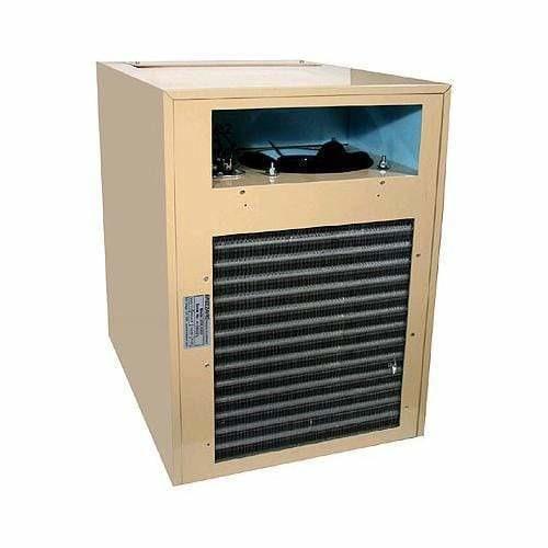 Tan, Metal Encased Cooling System For A Wine Cellar Breezaire WKL 8000