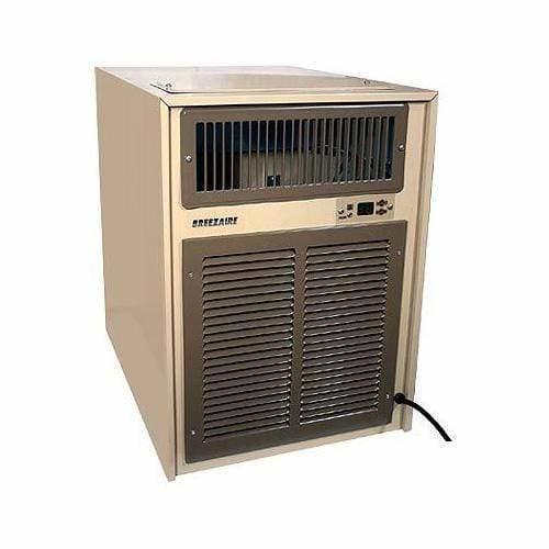 Tan, Metal Encased Cooling System For A Wine Cellar Breezaire WKL 8000