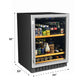 178 Can Beverage Cooler Stainless Steel Door Trim Smith & Hanks Model: BEV145SRE SKU: RE100012